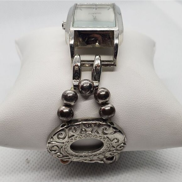 Quartz Silver Colored Beaded Watch - Picture 3 of 5